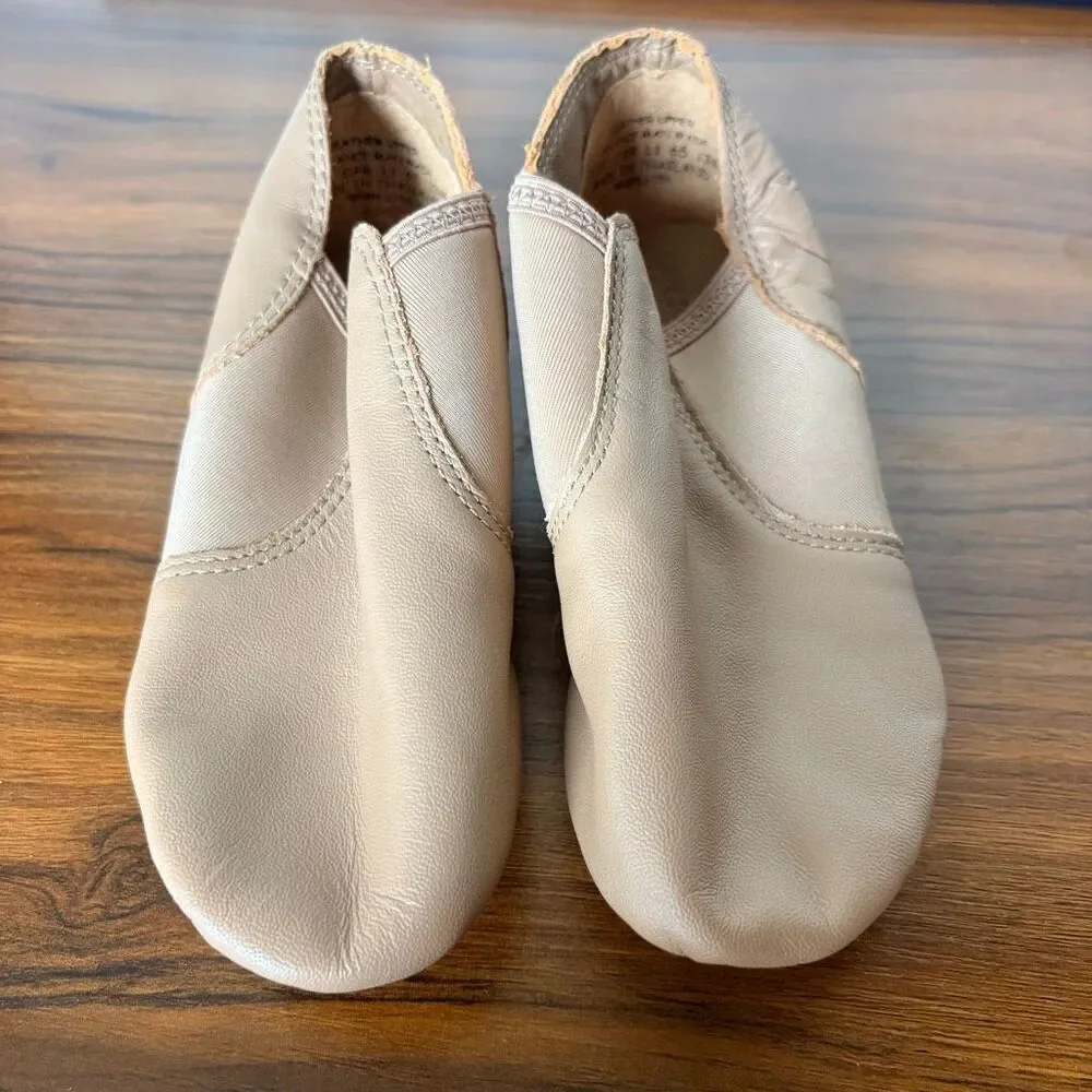 Capezio Girls Boys Child 13M Tan Jazz Shoes Dance Contemporary Lyrical Theater